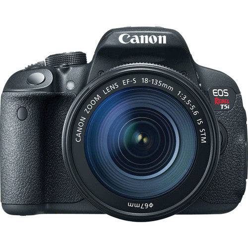 Canon EOS Rebel T5i / 800D & T7i Digital SLR Camera with EF-S 18-135mm IS USM Lens Bundle - Perfect for Travel Photography, Vlogging & Professional Portraits