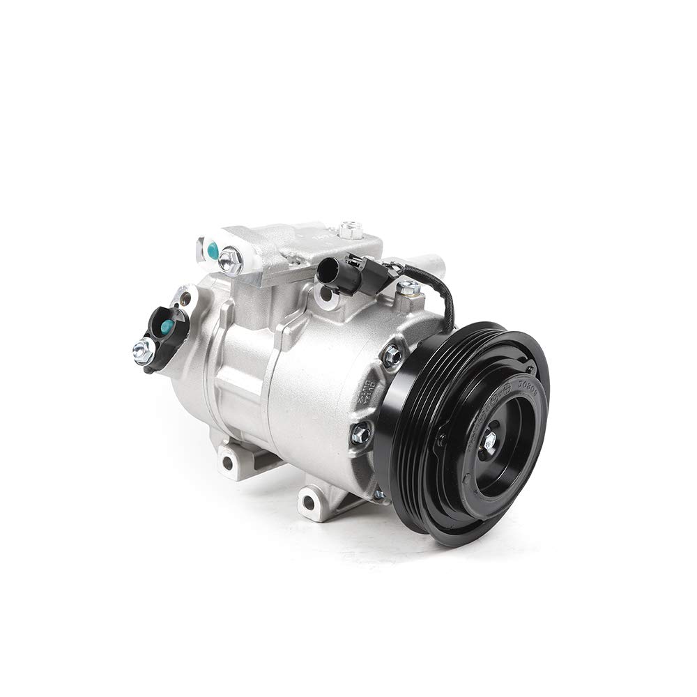 2006-2011 Kia Rio & Rio5 1.6L AC Compressor with Clutch - Replacement Air Conditioner Compressor CO 10980C - Perfect for Summer Cooling & Car AC Repair