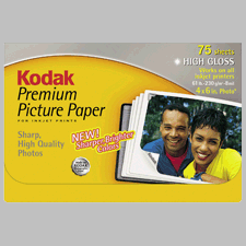 Kodak 4x6.5 Premium Photo Paper - 75 Sheets High Glossy Finish for Professional Prints | Ideal for Home Photo Printing, Scrapbooking & Photo Gifts