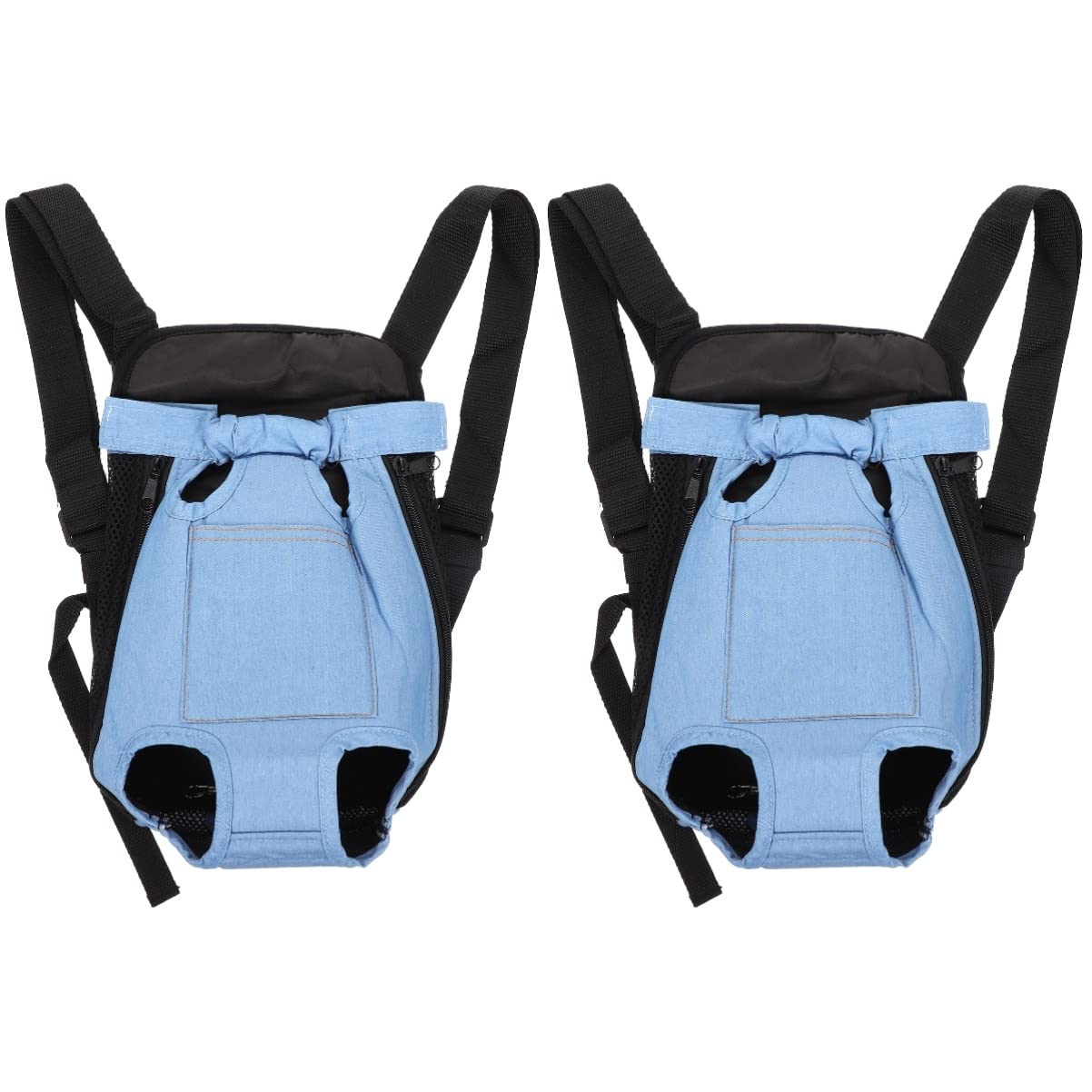POPETPOP Travel Backpack - Bubble Cat Backpack & Adjustable Pet Carrier (2-Pack) for Dogs & Cats | Front & Back Carry | Puppy Travel Bag & Tote for Outdoor Adventures, Hiking, and Daily Commutes