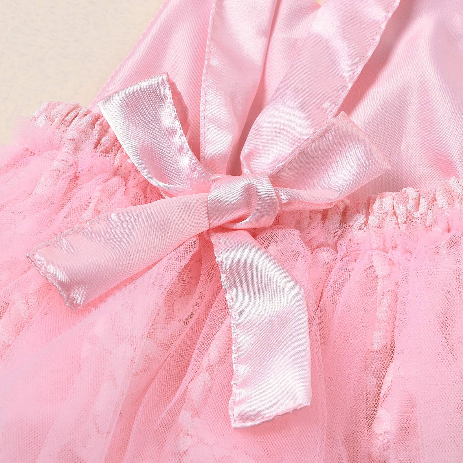 Kayotuas Baby Girl Lace Romper - Boho Style Newborn Photography Outfit with Ruffle Sleeves & Tutu Dress | Perfect for Infant Photo Shoots, Birthday Parties & Special Occasions