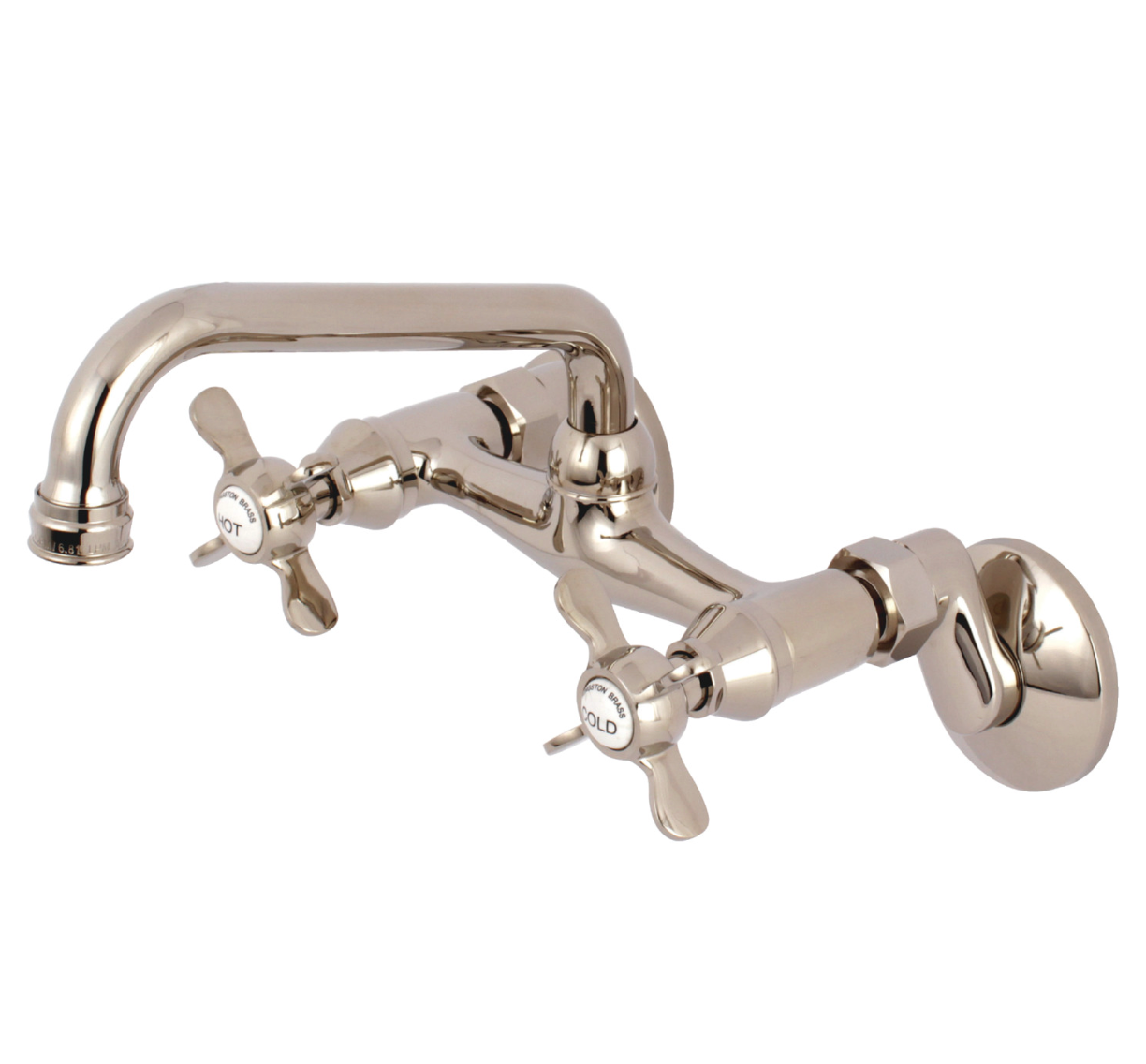 Essex Two Handle Wall Mount Kitchen Faucet - Durable Stainless Steel Sink Faucet for Modern Kitchens | Perfect for Small Spaces & RV Use