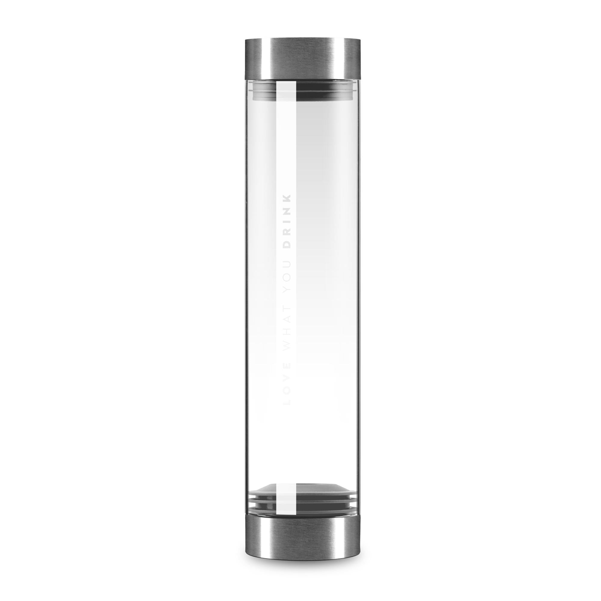 VitaJuwel Sana Crystal Water Carafe - Premium Glass Pitcher with Gemstones for Enhanced Water | Infused Water Bottle for Home, Office & Wellness Spaces