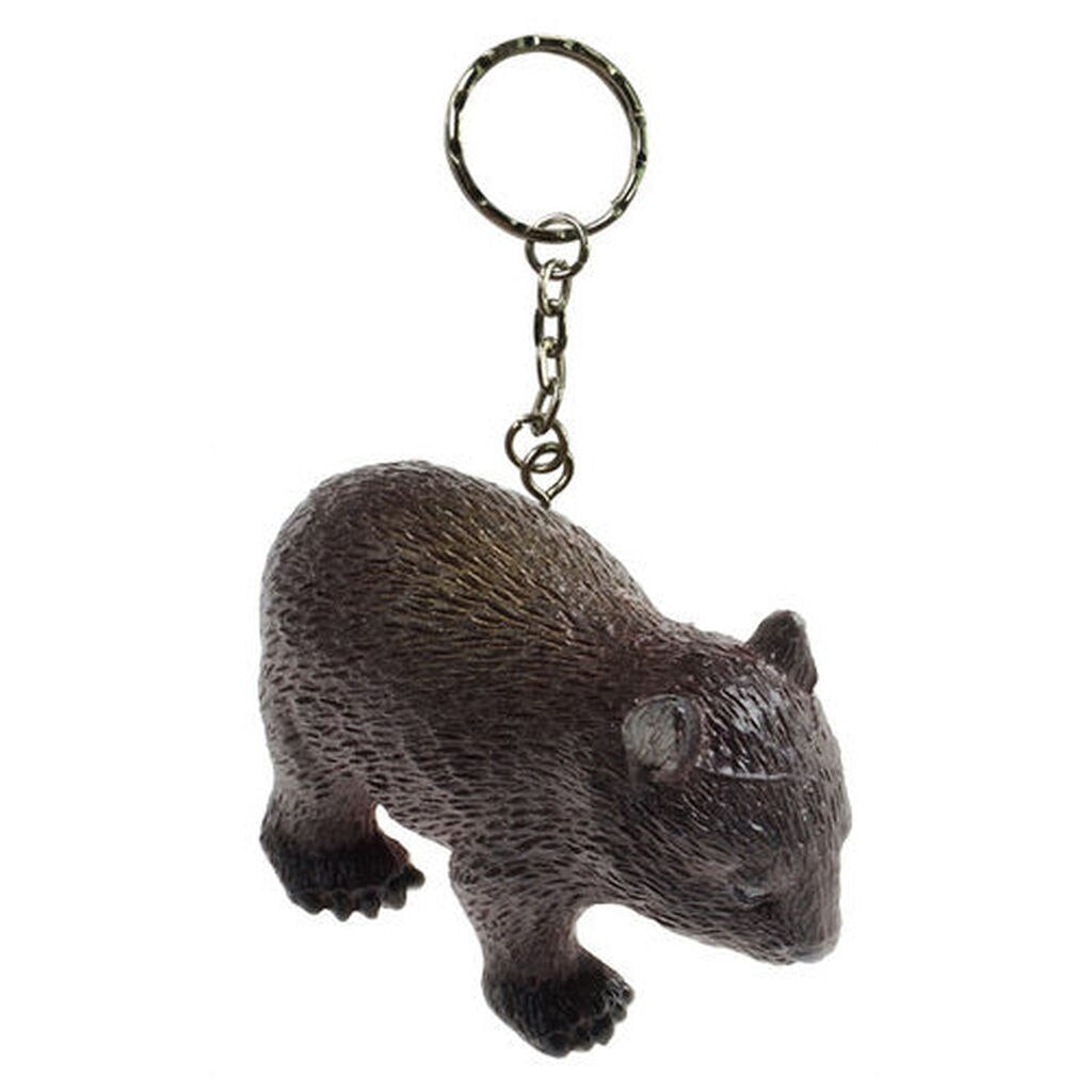 Cute Wombat Keychain - Durable Metal Animal Keyring for Backpacks, Gifts & Everyday Use | Perfect for Home, Office & Travel Accessories