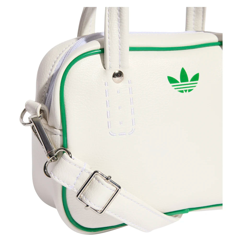 Adicolor Tennis Shoulder Bag for Women & Men - White Sports Duffel with Padded Straps - Perfect for Gym, Travel & Weekend Getaways