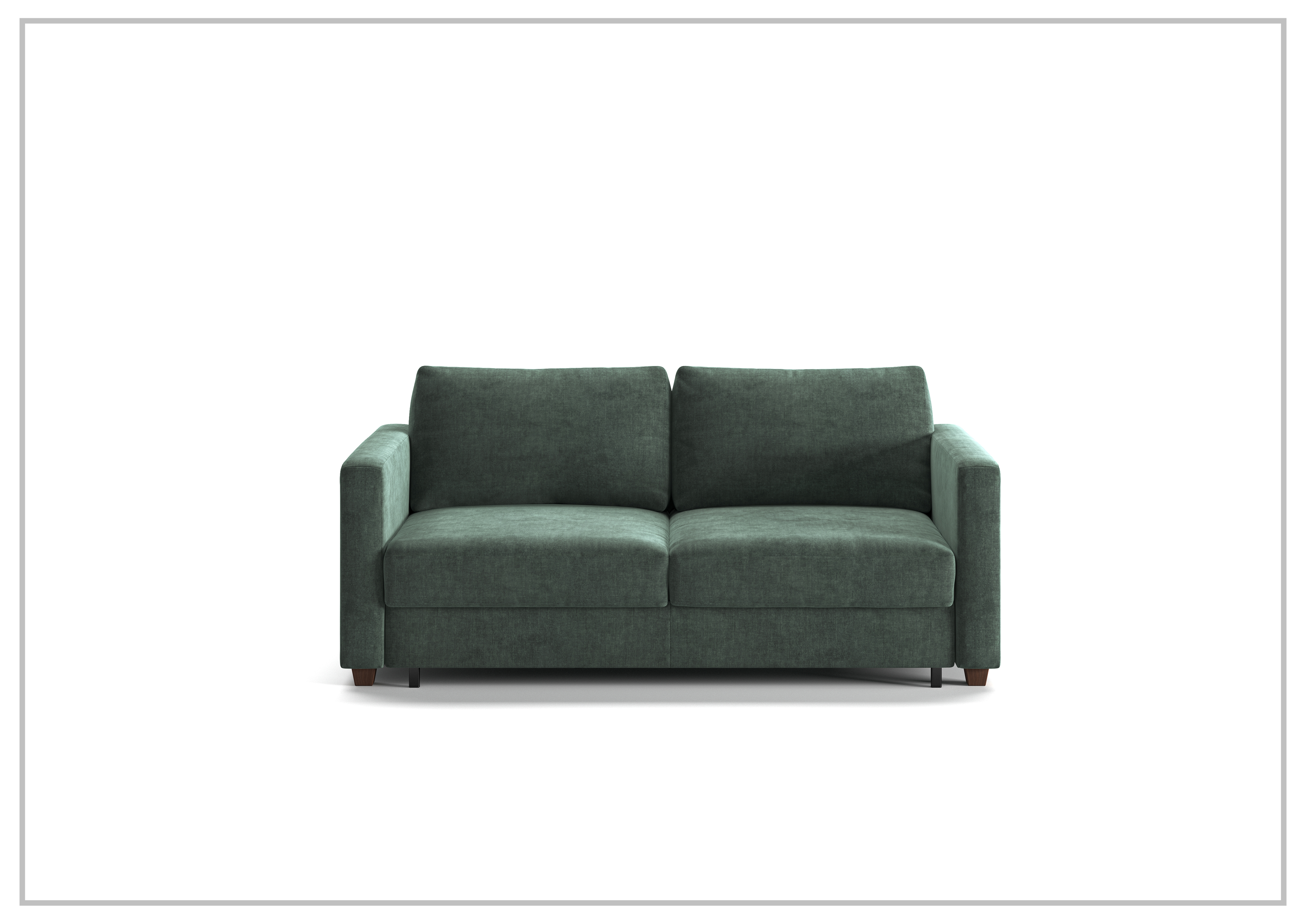 Luonto Fantasy Queen Fabric Sleeper Sofa with Gas Springs - Convertible Bed Couch for Small Spaces, Living Room, Guest Room & Apartment