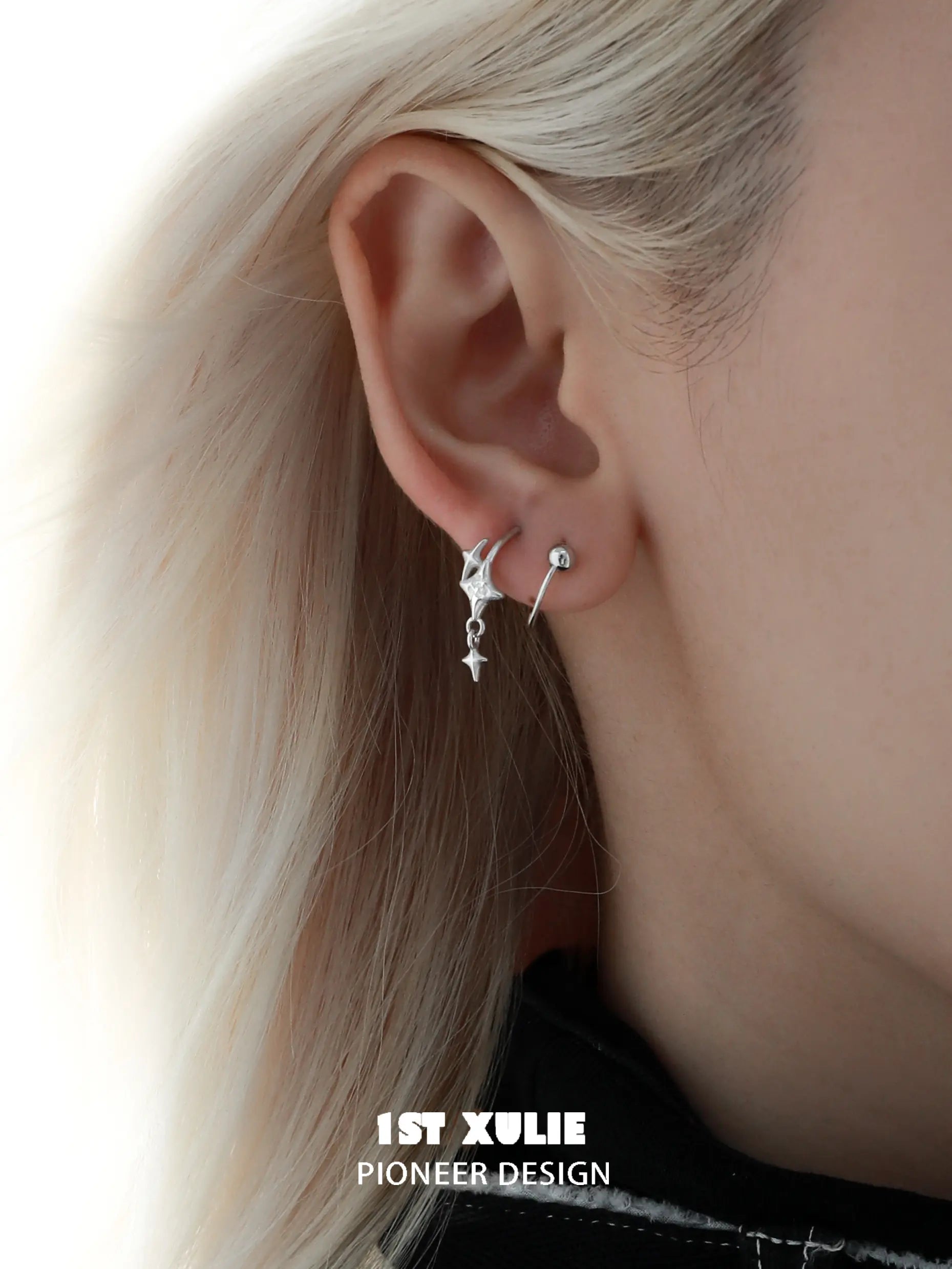 925 Sterling Silver Starry Coil Earrings for Women - Hypoallergenic Dangle Earrings for Daily Wear & Special Occasions | Perfect Gift for Birthday, Anniversary & Valentine's Day