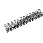 21.311.0353.0 Terminal Block Connector - 6 Position 10mm Screw Type Right Angle Cable Mount 24A (25 Pack) for Electrical Wiring, Industrial Control Panels, and DIY Electronics Projects