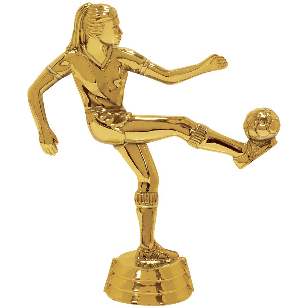5.25 Inch Dribbler Female Soccer Trophy for Girls - Youth Soccer Awards & Recognition - Perfect for Tournaments, Team Celebrations and End of Season Awards