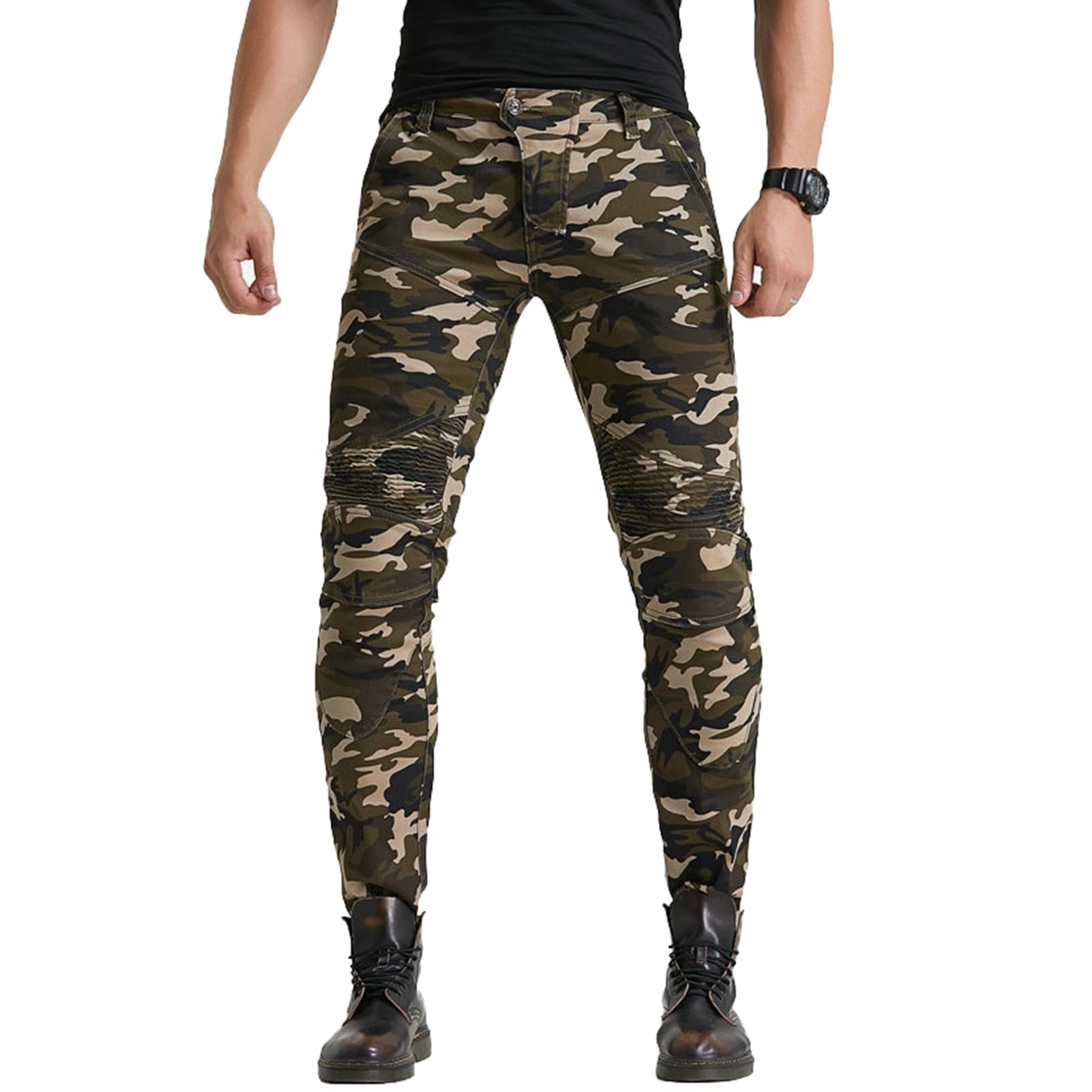 Men's Motorcycle Riding Pants - Biker Jeans for Sports & Work - Durable Motorbike Trousers for Commuting, Touring & Adventure Riding