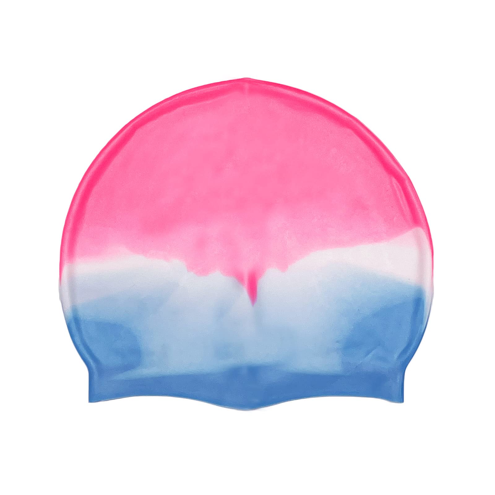 KADBLE Silicone Kids Swim Cap - Flexible Waterproof Swimming Cap for Boys & Girls - Perfect for Short & Long Hair - Ideal for Pool, Beach & Swim Lessons