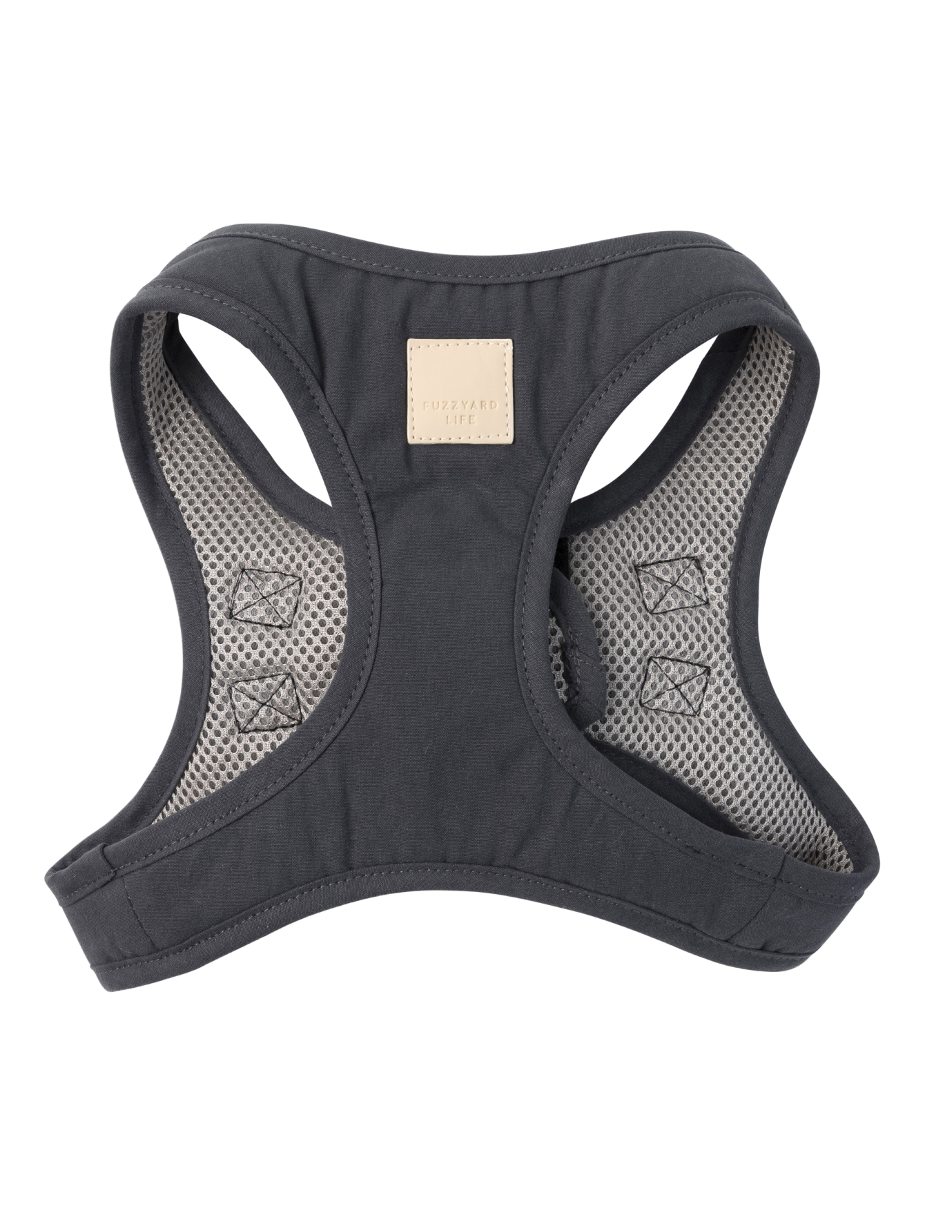 Fuzzyard Life Step-in Dog Harness - Adjustable Soft Padded Vest for Small Medium Large Dogs - Breathable Reflective Pet Safety Harness for Walking Hiking Training - State Grey (XS-XXL)
