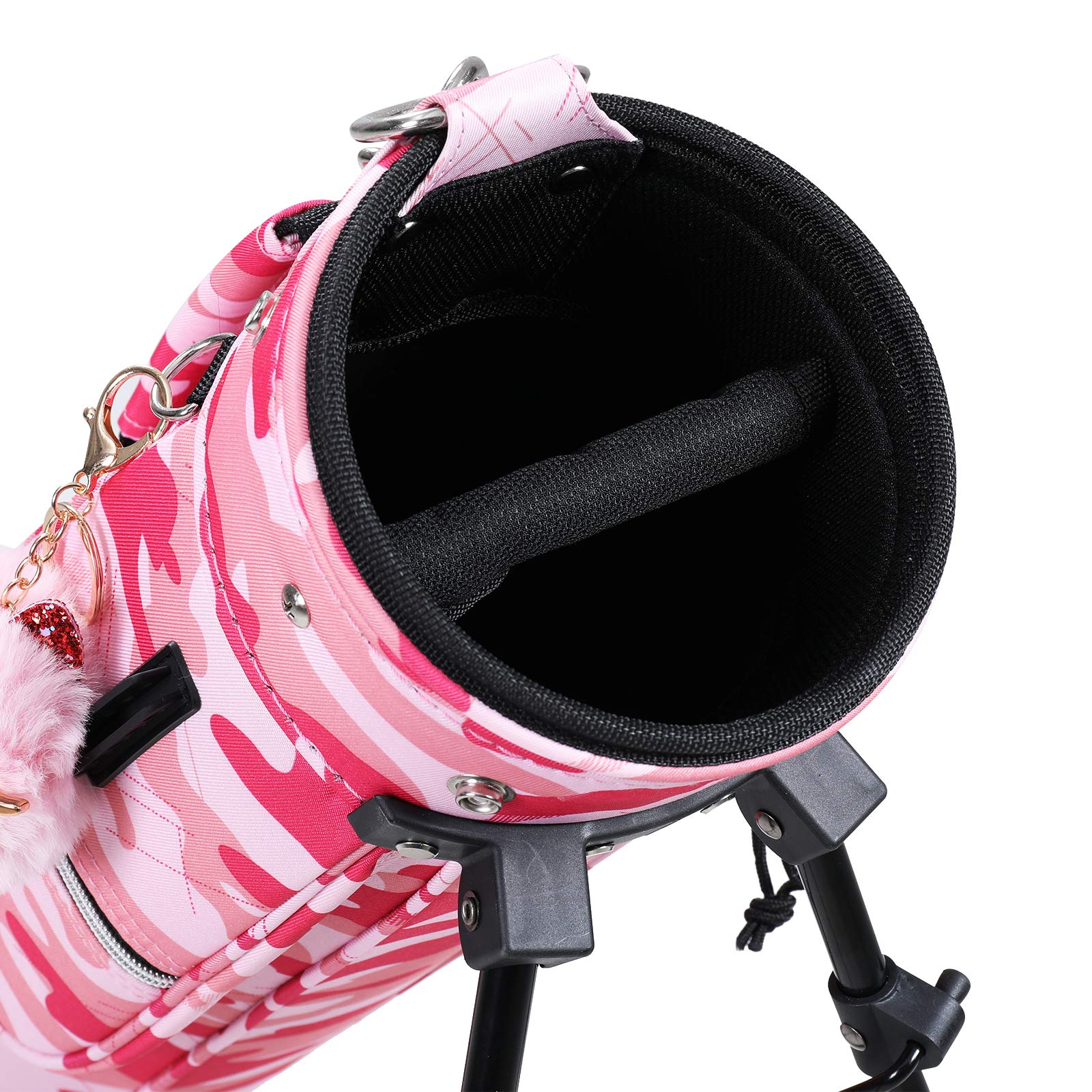 Sunday Golf Stand Bag with Travel Shoulder Strap - Lightweight Carry Golf Bag for Men & Women - Perfect for Weekend Golfers, Driving Range Practice & Travel
