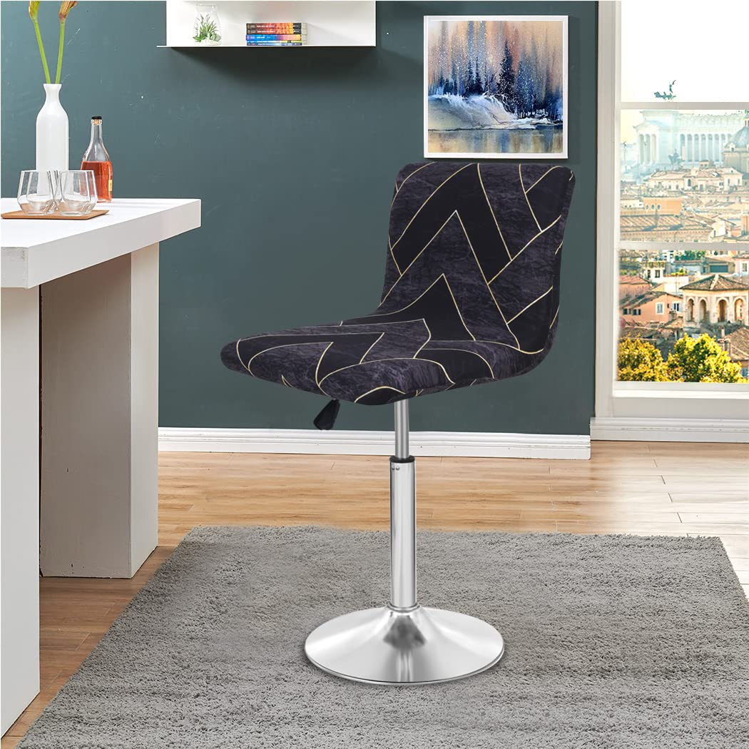Deisy Dee Bar Stool Covers 2-Pack for Dining & Kitchen Decor