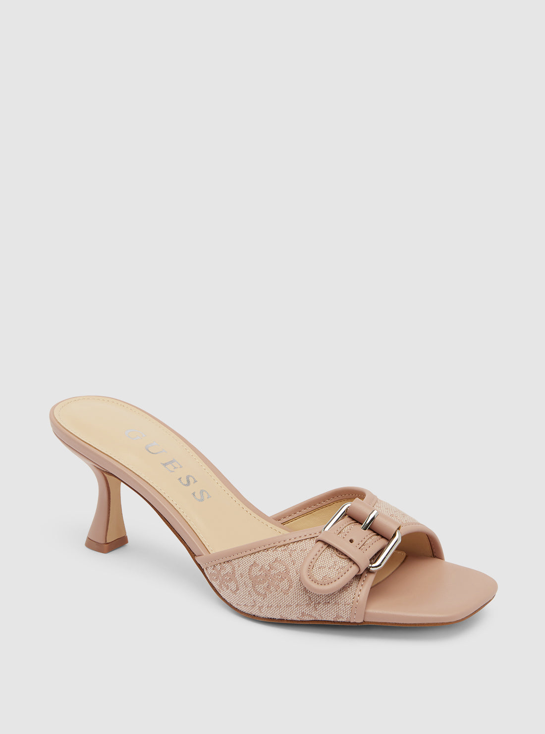 Beige Dista Kitten Heels - Comfortable Low Heel Pumps for Women | Perfect for Office, Wedding & Formal Events