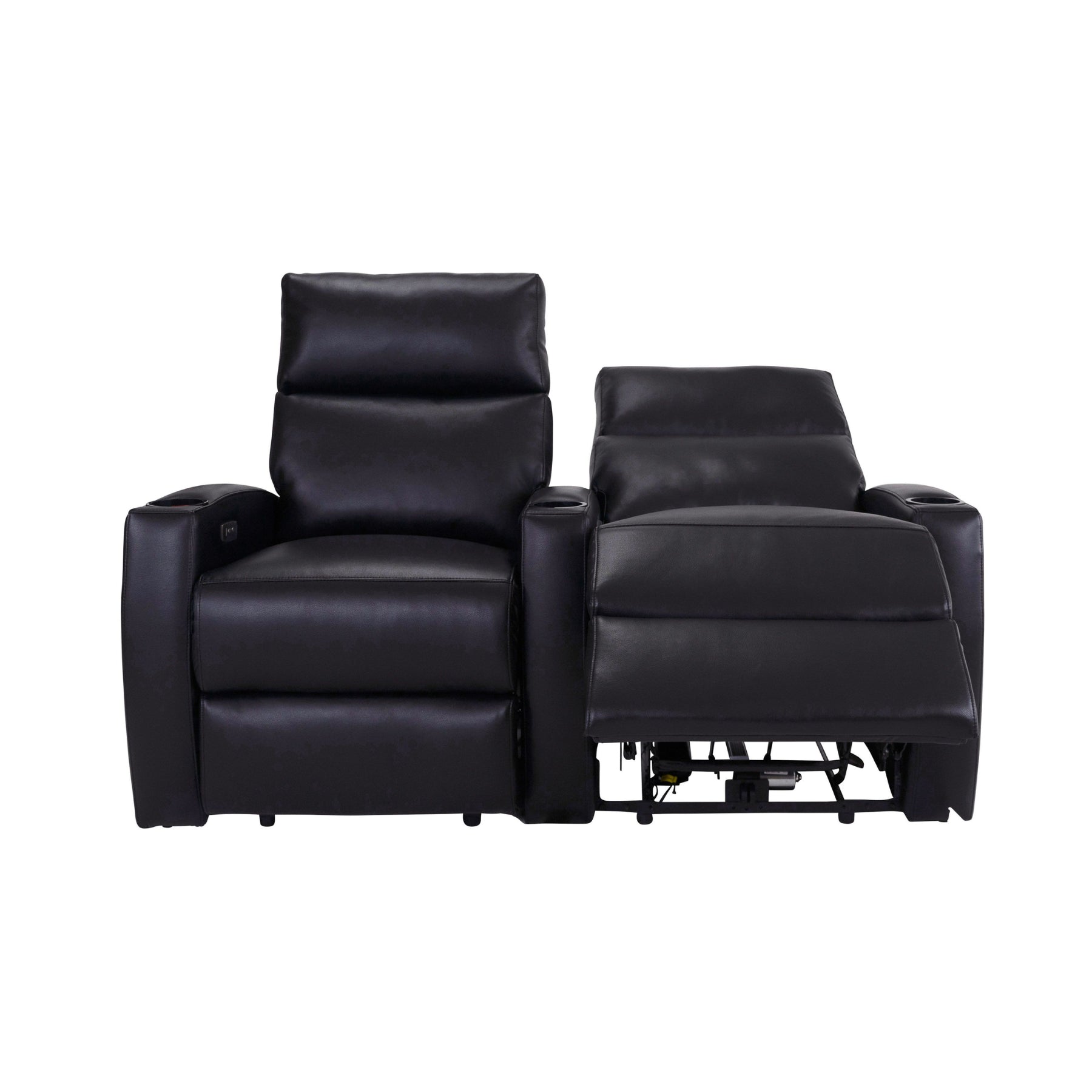 RowOne Galaxy II Recliner Theater Seating - Premium Home Cinema Sofa with Cup Holders & USB Charging | Perfect for Movie Nights & Gaming Setup