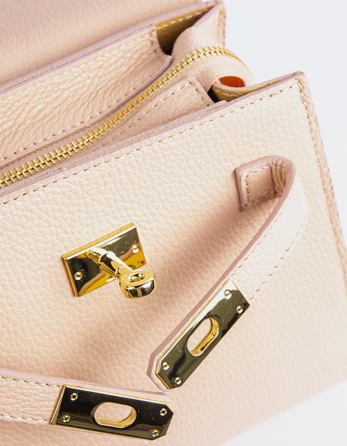 Vance Lt. Pink Leather Women's Crossbody Bag - Stylish & Durable for Everyday Use, Work, and Travel