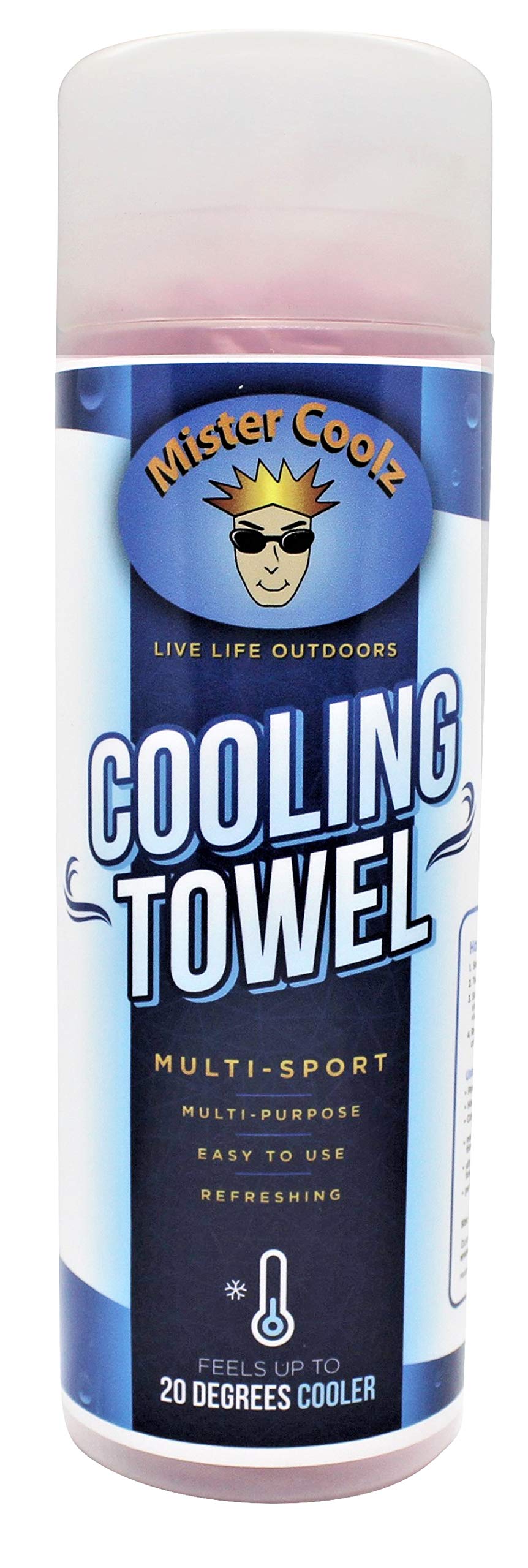 Instant Cooling Towel for Outdoor Sports, Workouts, Travel & Camping - Relief from Heat, Humidity, Fevers & Headaches | Perfect for Gym, Hiking, Beach & Summer Activities