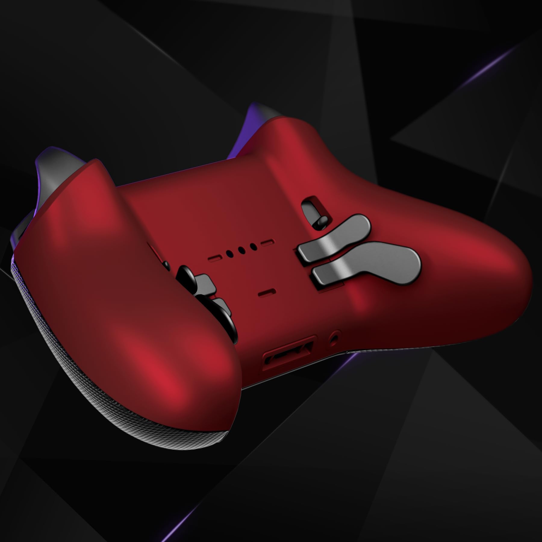 eXtremeRate Replacement Faceplate & Bottom Shell for Xbox Elite Series 2 & Elite Series 2 Core Controller - Scarlet Red | Custom Gaming Accessories for Enhanced Controller Protection & Style | Perfect for Competitive Gaming & Console Enthusiasts