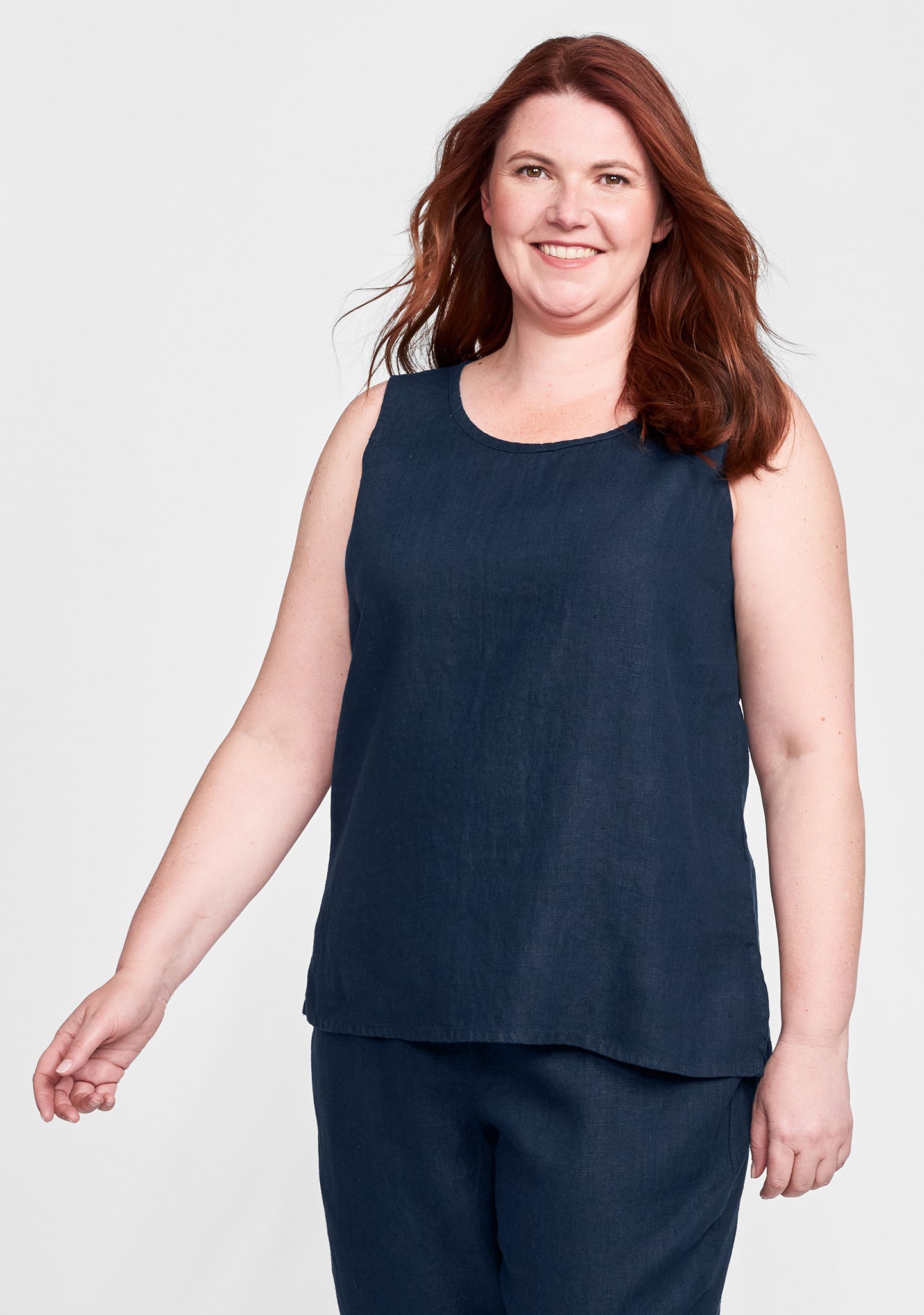 Essential Linen Tank Top for Women - Breathable & Comfortable Summer Casual Wear - Perfect for Beach, Yoga, and Everyday Outfits