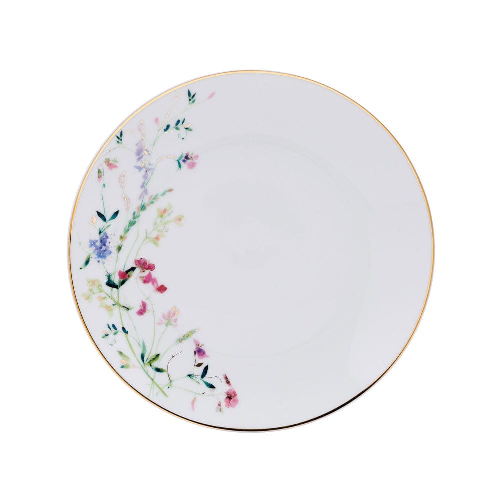 Kalina Gold 24-Piece Dinnerware Set - Service for 8 - Elegant Porcelain Dinner Plates, Salad Plates, Bowls & Mugs - Perfect for Family Dinners, Holiday Entertaining & Restaurant Use