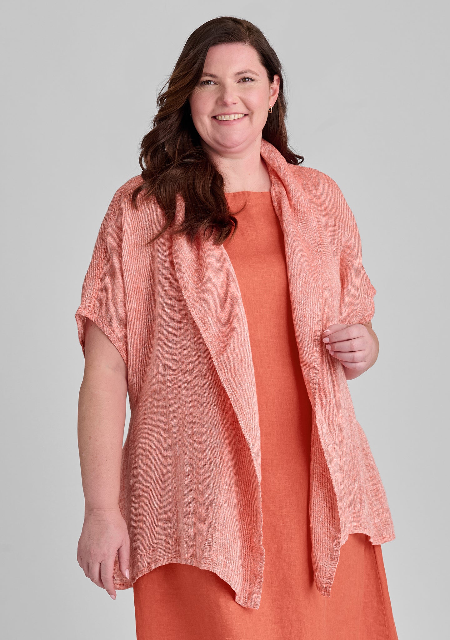 Stylish Linen Cardigan Wrap - Lightweight Summer Cover-Up for Women | Perfect for Beach, Office & Casual Outings