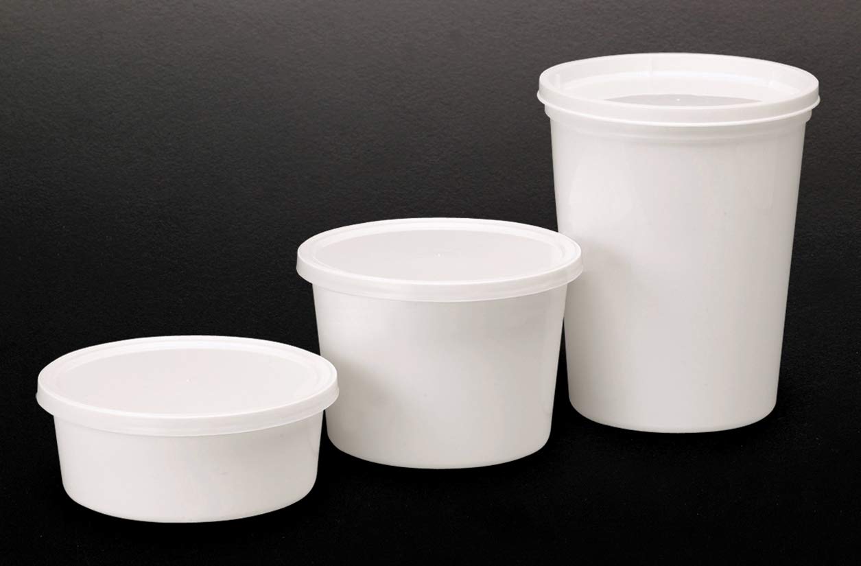 1000ml Specimen Containers with Snap Cap - Pack of 100 | Leak-Proof Sample Storage for Medical Labs, Scientific Research & Home Testing