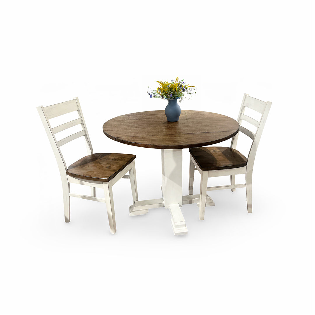 Pasadena 3-Piece Round Dining Set - Outdoor Patio Furniture for Garden, Backyard & Balcony