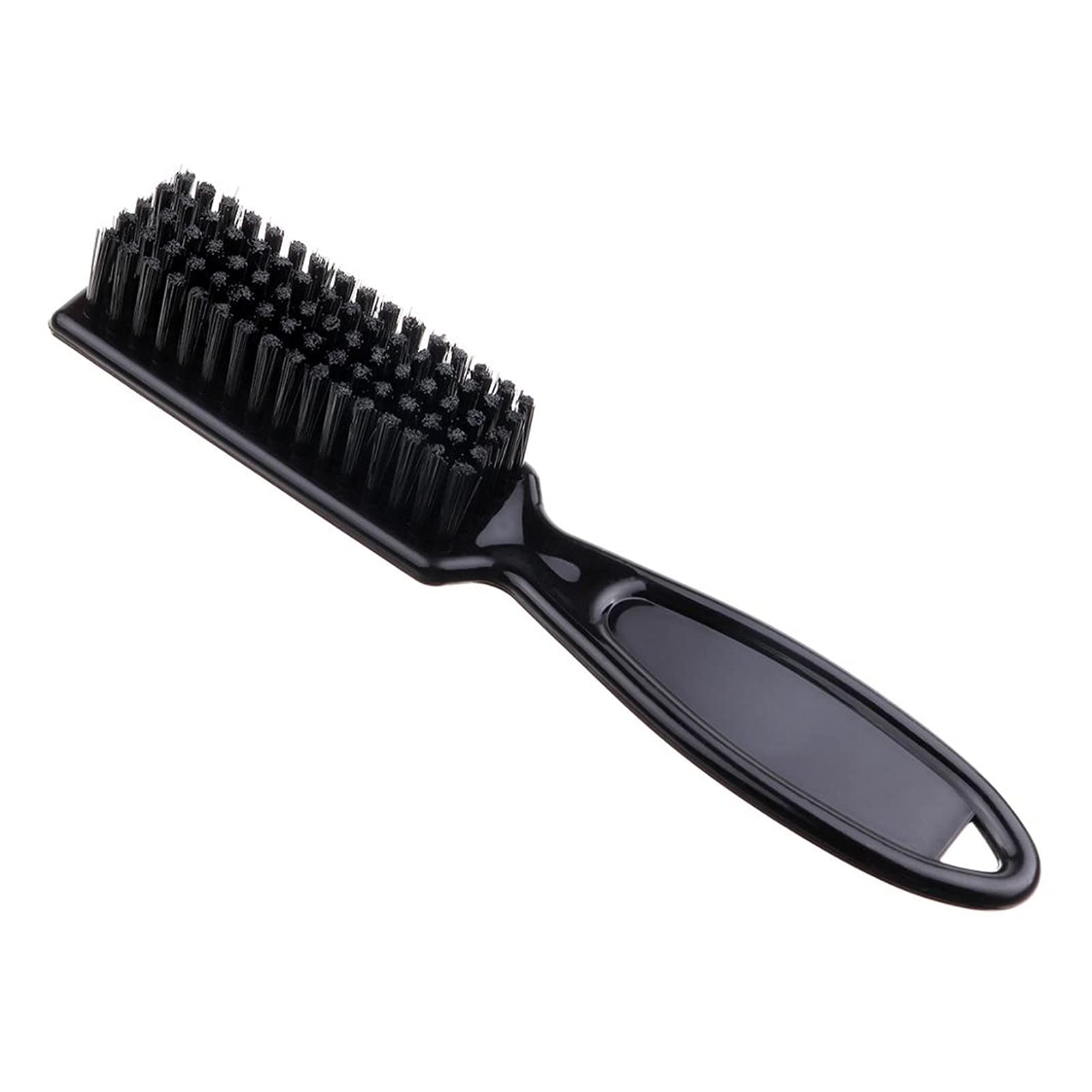 Barber Neck Duster Comb - Plastic Handle Hair Styling Tool for Home & Salon Use