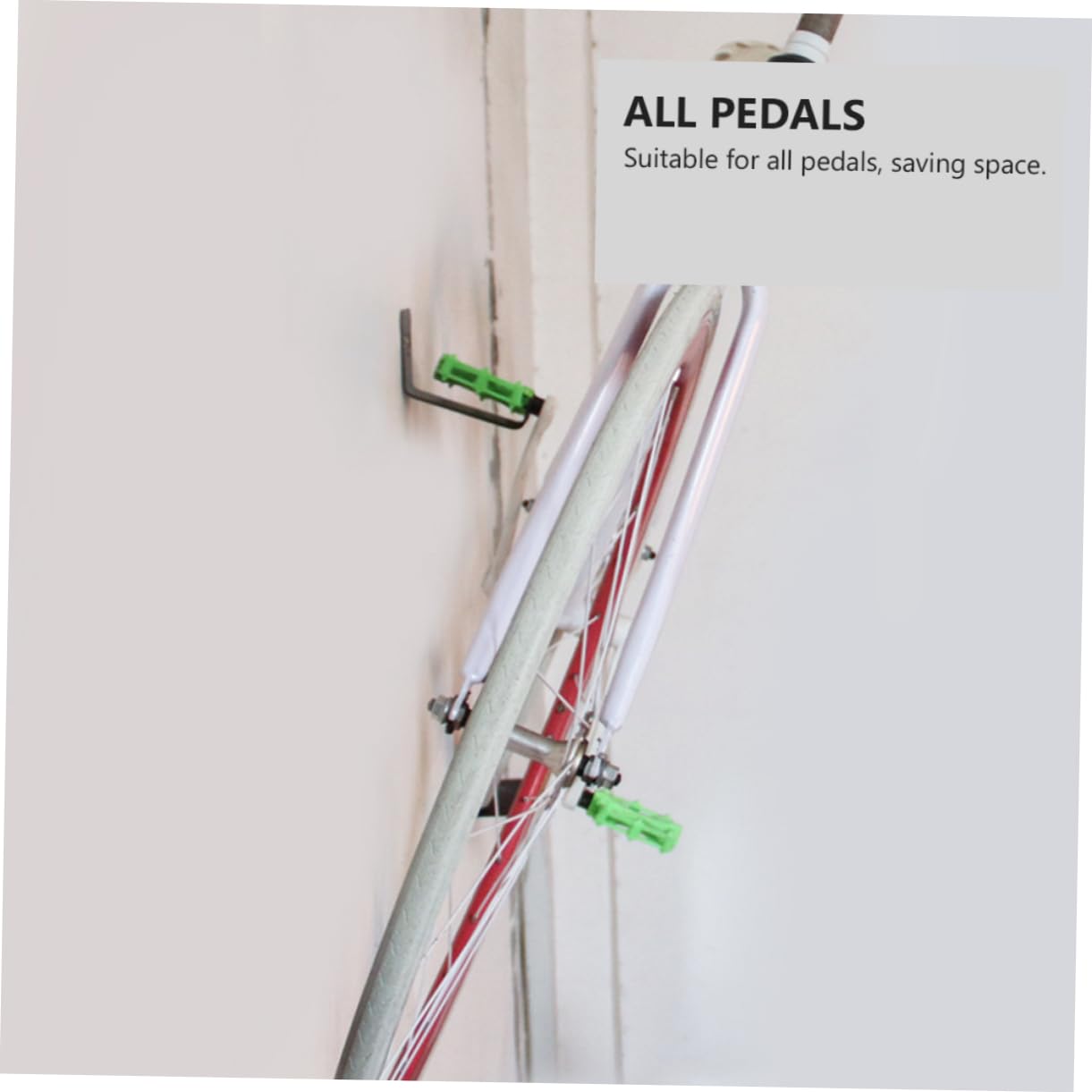 WOONEKY Bike Wall Mount - Space Saving Bike Storage Rack & Hanger for Garage, Easy to Install - Perfect for Home, Apartment & Cycling Enthusiasts