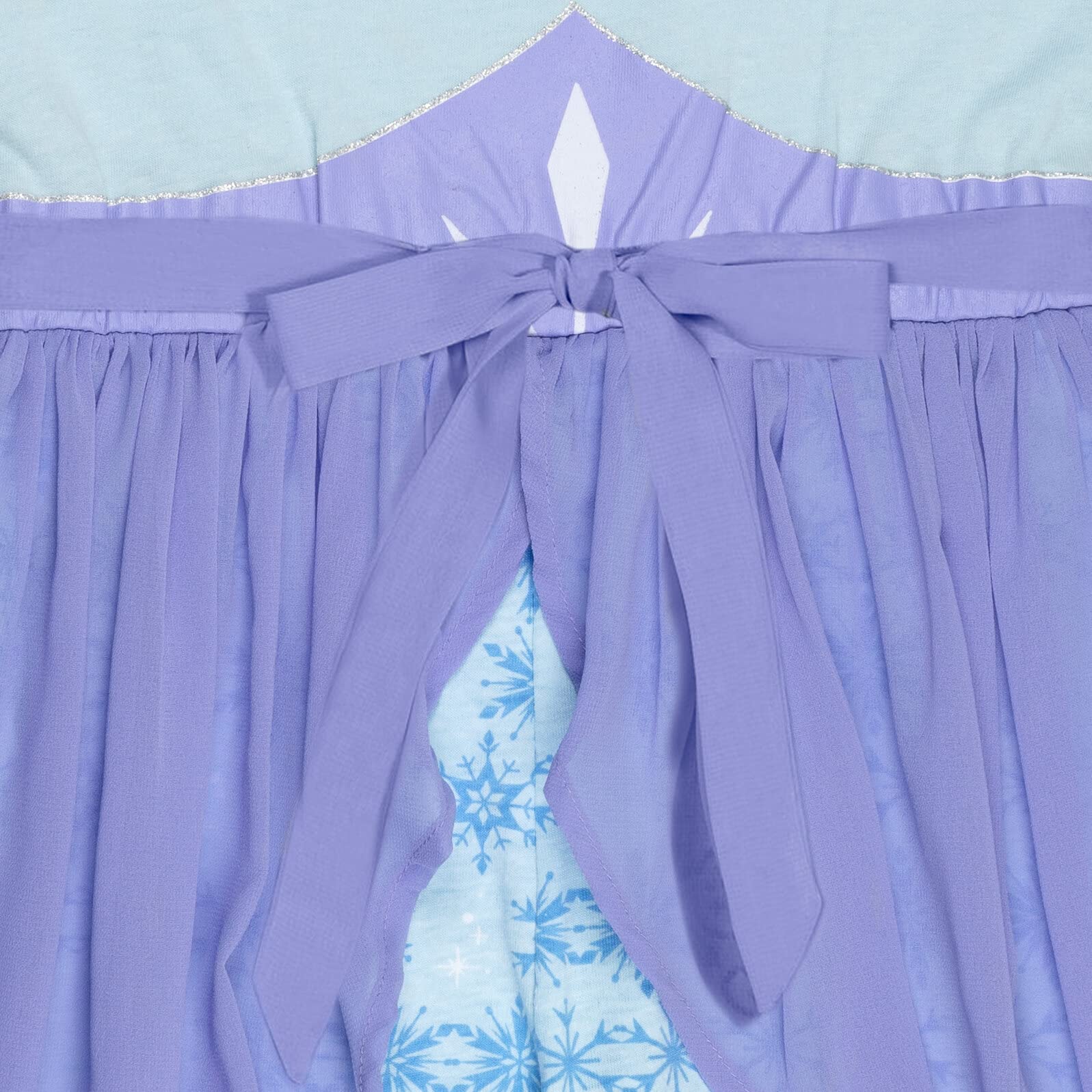 Disney Princess Girls Romper with Skirt Overlay - Cute Toddler to Big Kid Outfit for Birthday Party, Dress Up & Playtime