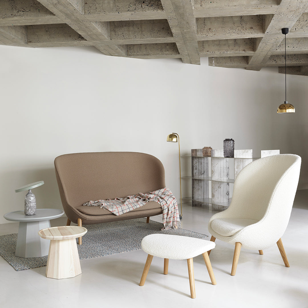 Premium Simon Legal Hyg Footstool by Normann Copenhagen - Modern & Comfortable Footrest for Living Room, Office, or Nursery