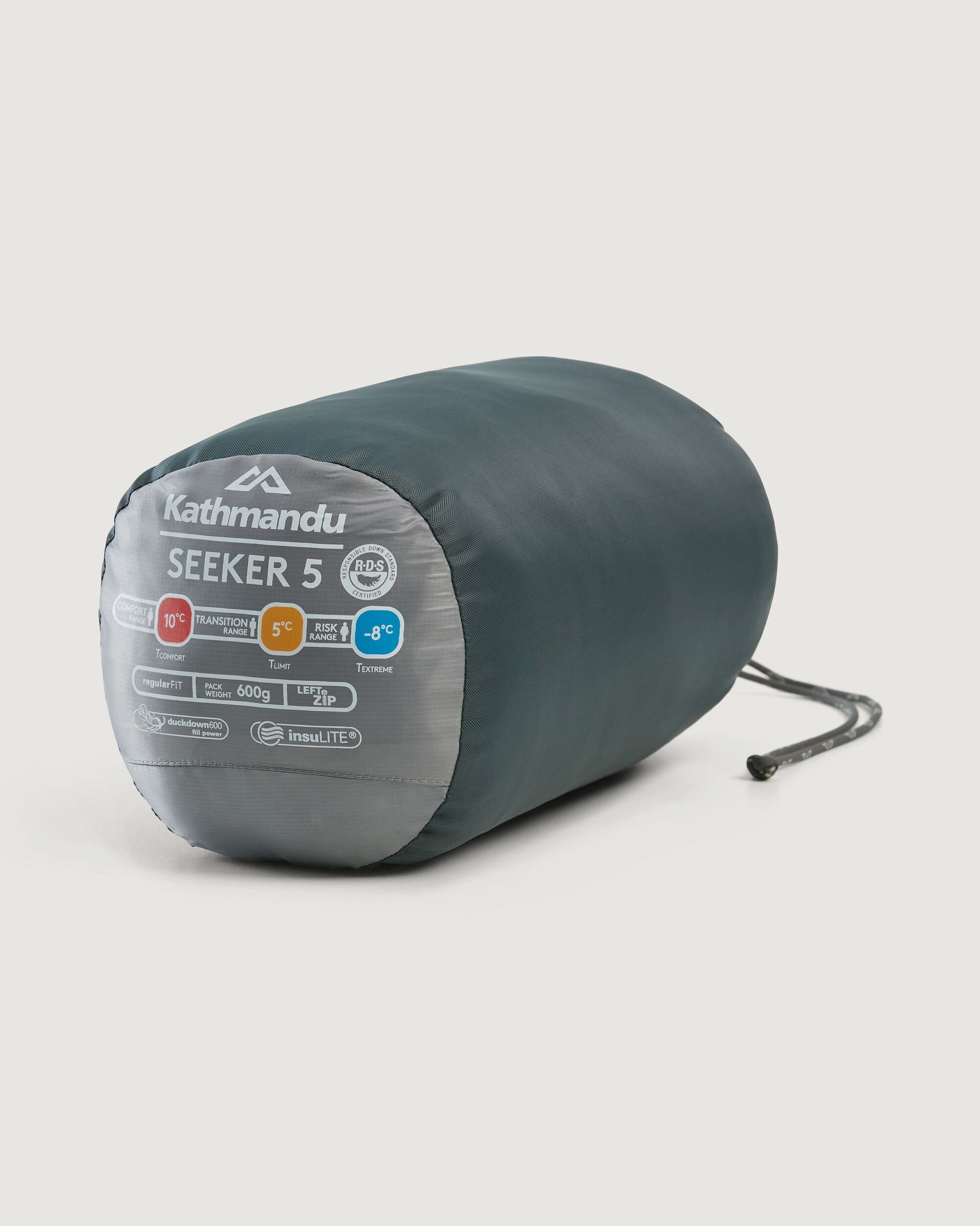 Seeker 5 Ultra-Lightweight Sleeping Bag for Hiking & Camping - Perfect for Backpacking, Outdoor Adventures & Cold Weather Camping