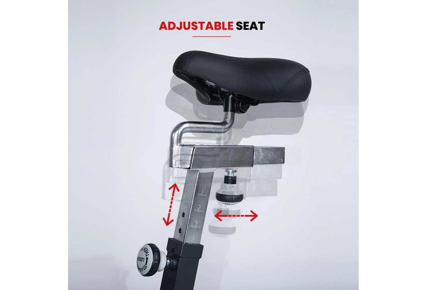 California Fitness AB5 Air Exercise Bike - Quiet Magnetic Resistance Indoor Cycling Bike for Home Gym, Cardio Workout & Weight Loss - Perfect for Small Spaces & Apartment Workouts