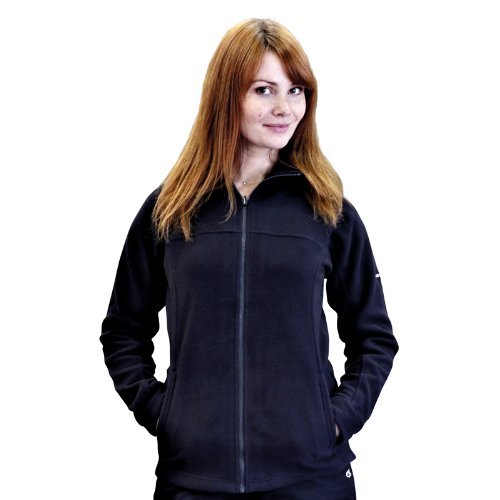 Craghoppers Women's Lightweight Basecamp Microfleece Full-Zip Jacket - Size 10 US - Navy Blue - Warm & Comfortable Fleece for Hiking, Camping & Outdoor Activities