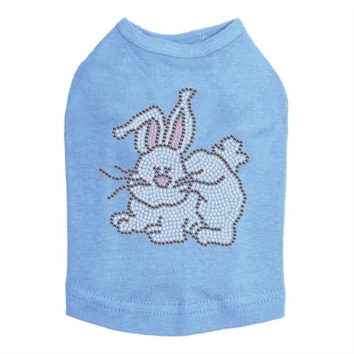 Easter Bunny Rhinestone Dog Tank Top - Sparkling Pet Apparel for Small & Medium Dogs - Perfect for Easter Parties, Pet Photos & Holiday Celebrations