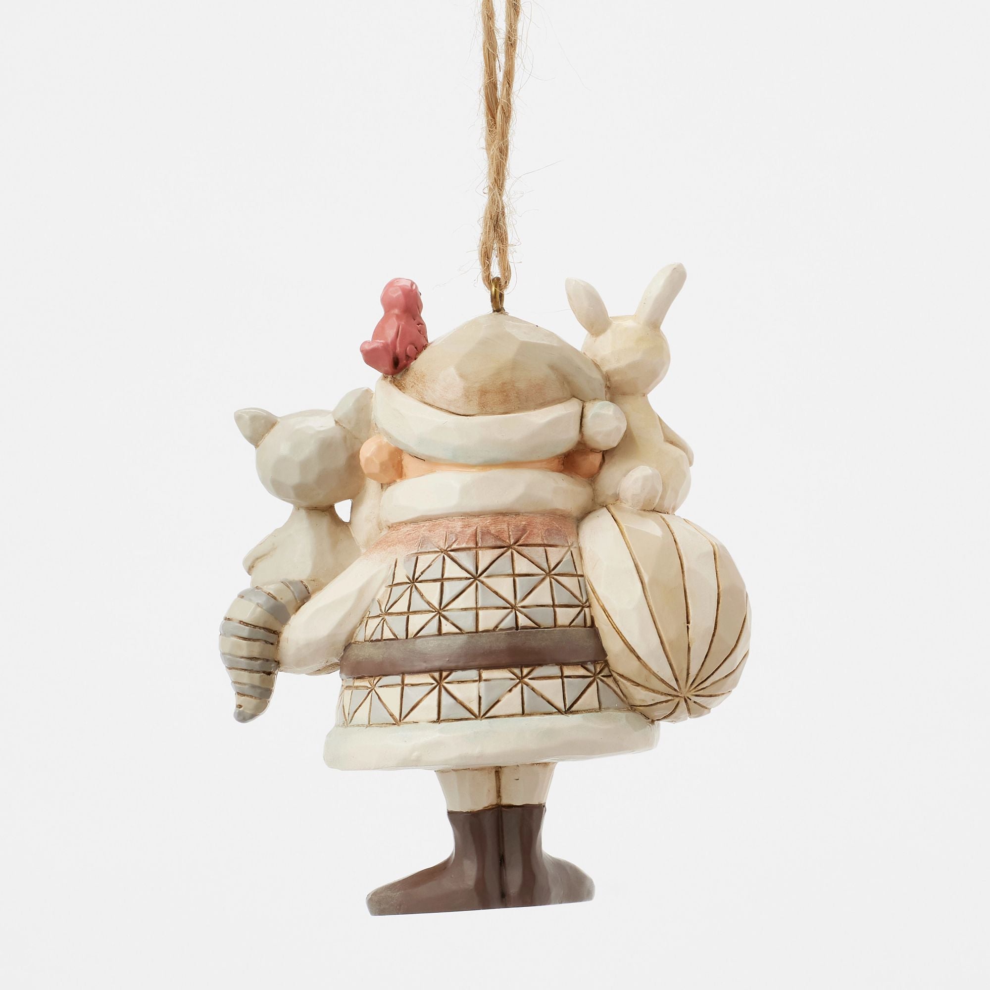 Woodland Santa with Animals Handmade Ornament - Perfect for Christmas Tree Decor, Holiday Gifts & Winter Home Decor
