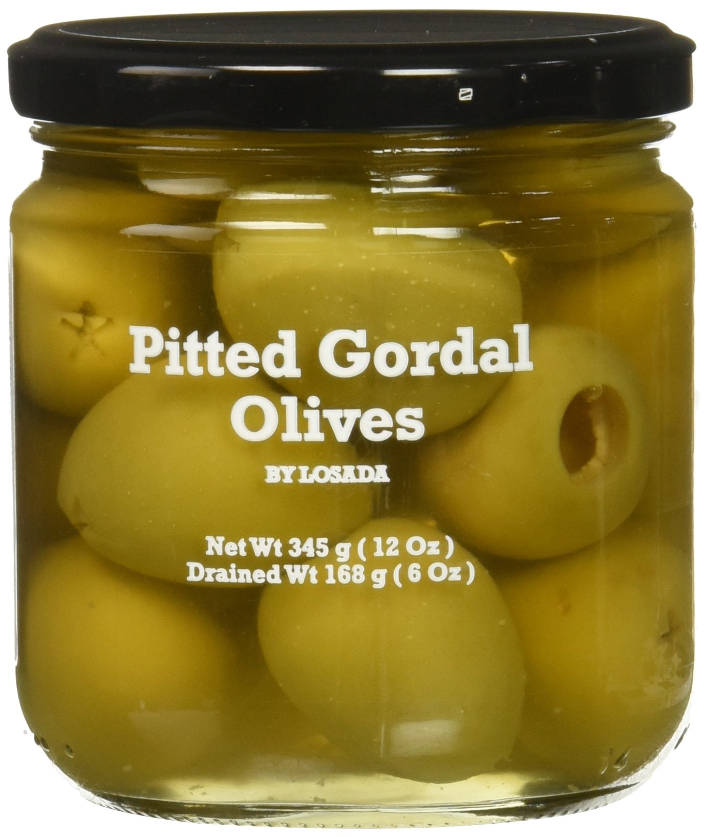 Losada Spanish Pitted Gordal Olives - 6.98 oz (Pack of 2) | Premium Gourmet Olives for Salads, Tapas & Charcuterie Boards | Perfect for Mediterranean Recipes & Party Platters