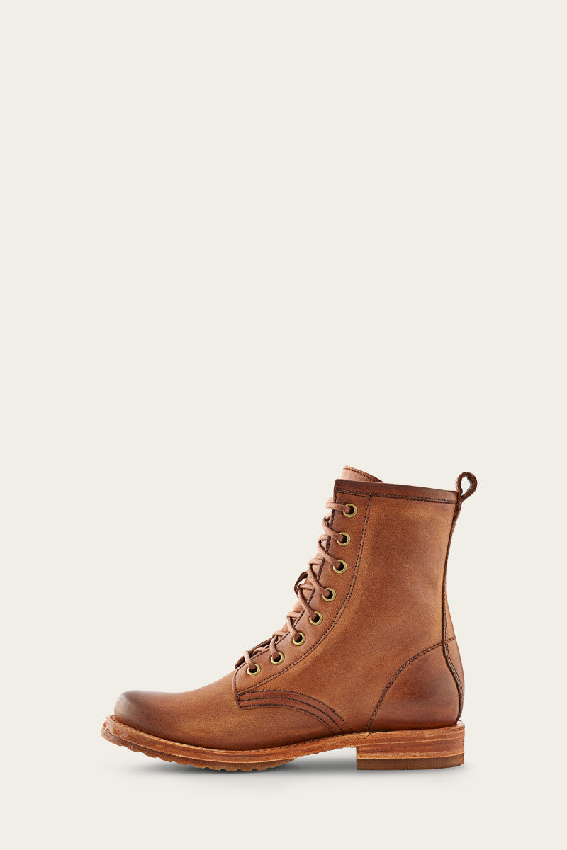 Veronica Combat Boots - Premium Pre-Owned Leather Boots for Women | Stylish & Durable Footwear for Everyday Wear, Outdoor Adventures & Fashion Statements