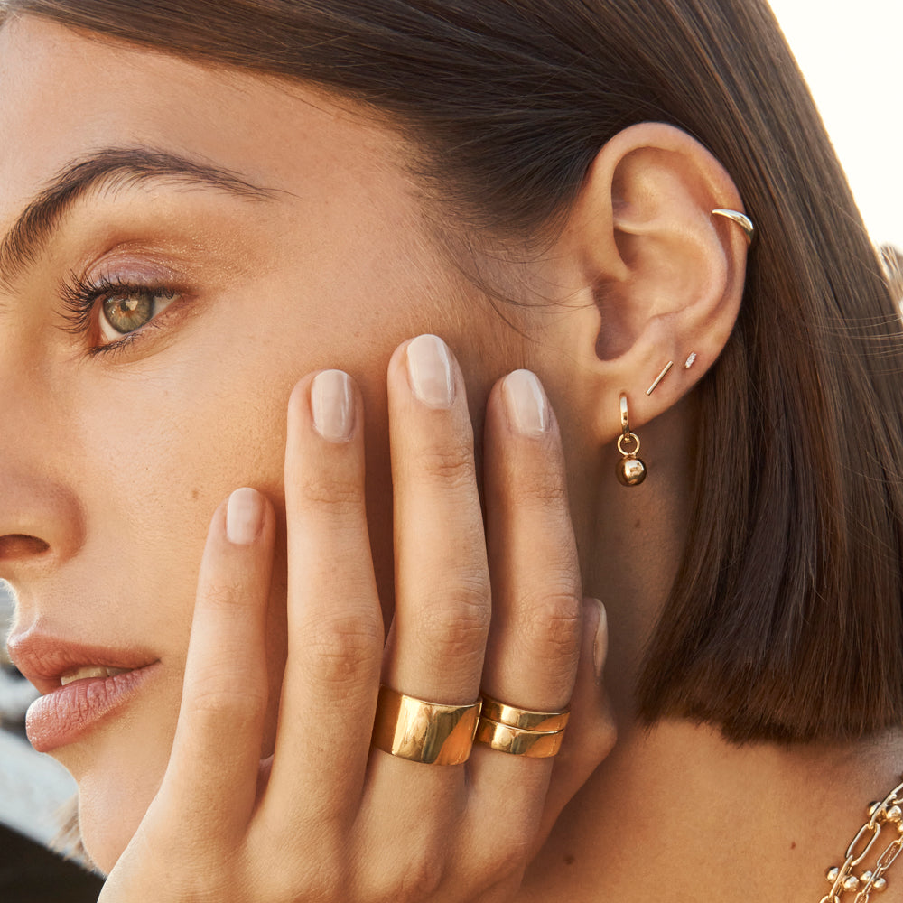 Trendy Gold Boyfriend Stacker Ring for Women - Perfect for Layering & Everyday Wear | Gift for Her