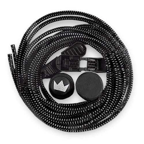 Brunswick Elastic No Tie Shoelaces - Stretchable & Comfortable for Running, Walking, and Everyday Wear - Perfect for Kids, Adults, and Seniors