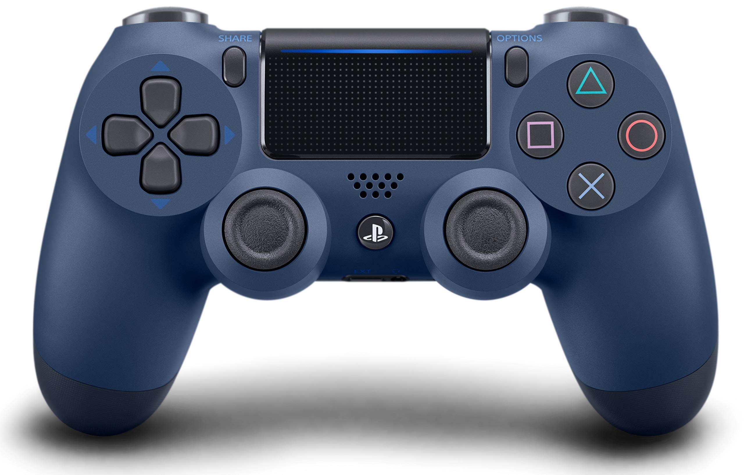 Renewed DualShock 4 Wireless Controller for PS4 - Midnight Blue | Official Sony Playstation 4 Gamepad with Precise Controls | Perfect for Gaming, Streaming & Multiplayer Sessions