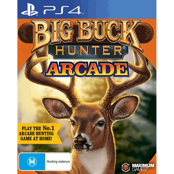 Big Buck Hunter Arcade Game for PlayStation 4 (PS4) - Hunting Adventure Video Game for Family & Friends Game Night