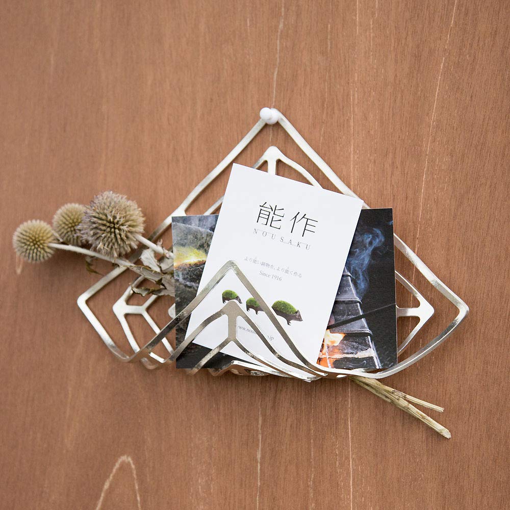 100% Pure Tin Foldable Basket KAGO - Medium Size for Storage, Organizing & Decor | Perfect for Home, Office & Kitchen Use