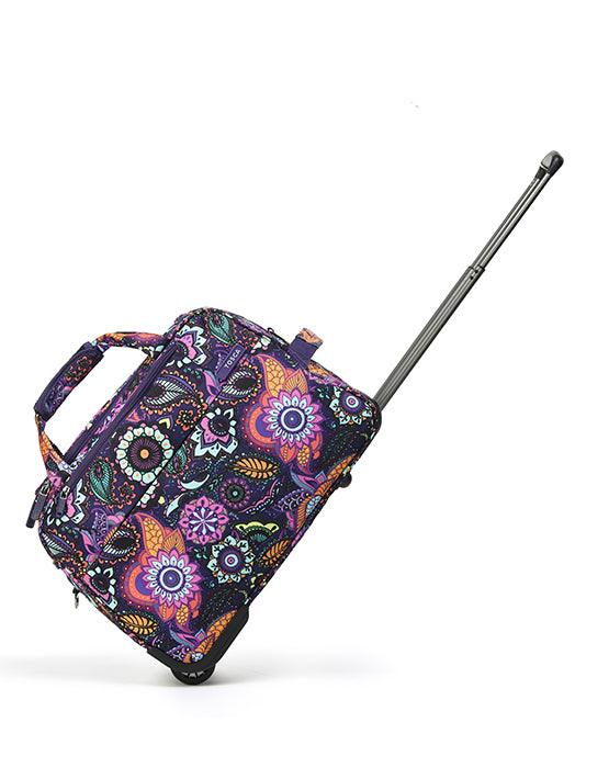 Tosca SO LITE AIR5055 WB F Onboard Wheel Bag Paisley - Lightweight Carry-On Luggage for Travel, Business Trips & Weekend Getaways