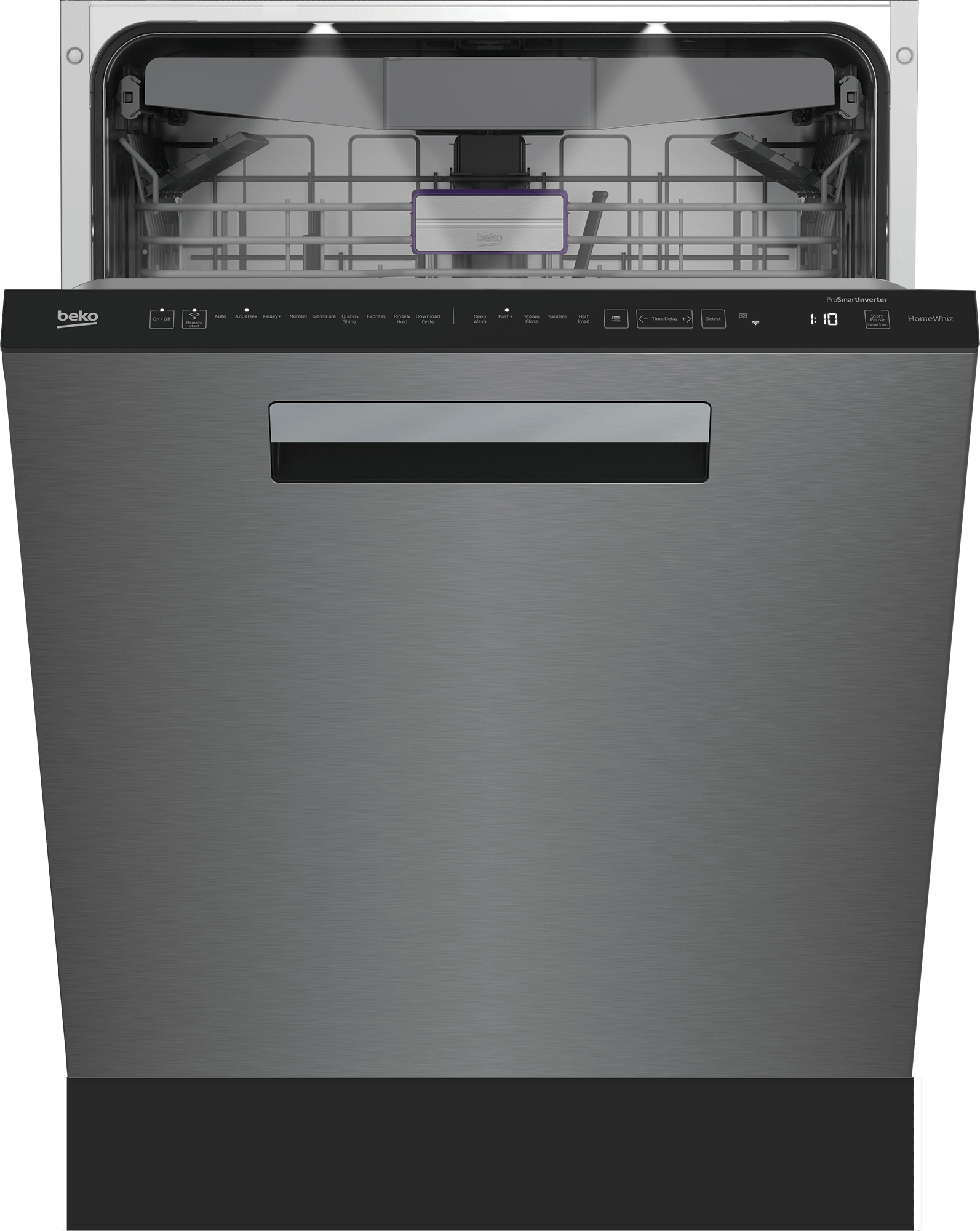 Beko DDT39434XIHC2 Tall Tub Dishwasher - 16 Place Settings, 39 dBA Ultra Quiet - Perfect for Large Families & Entertaining Guests
