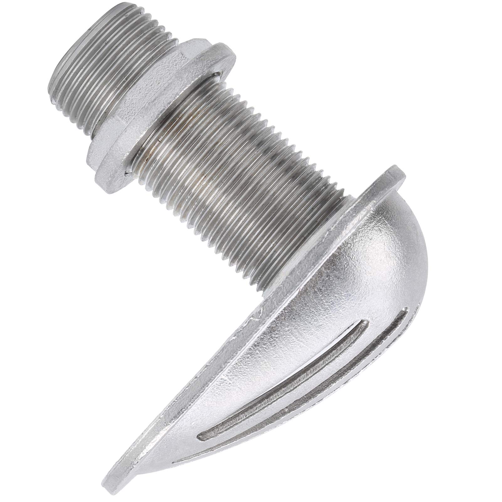 Aramox 316 Stainless Steel Marine Thru-Hull Water Intake Filter - MJS023 Boat Scoop Strainer for Saltwater & Freshwater - Ideal for Yachts, Fishing Boats, and Sailboats