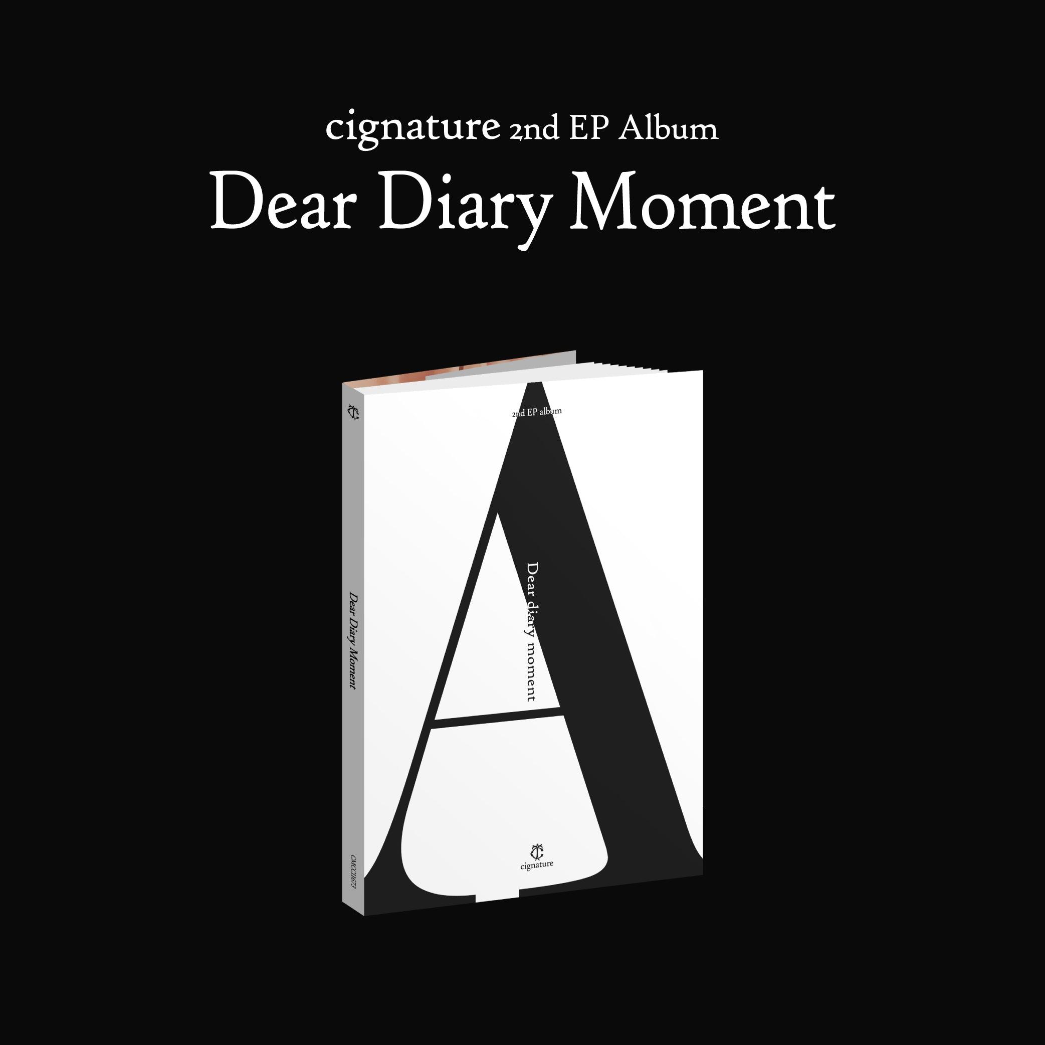 CIGNATURE 2nd EP Album 'Dear Diary Moment' - K-Pop Music CD for Fans, Collectors & Gift Giving - Perfect for Dance Practice, Road Trips & K-Pop Collections