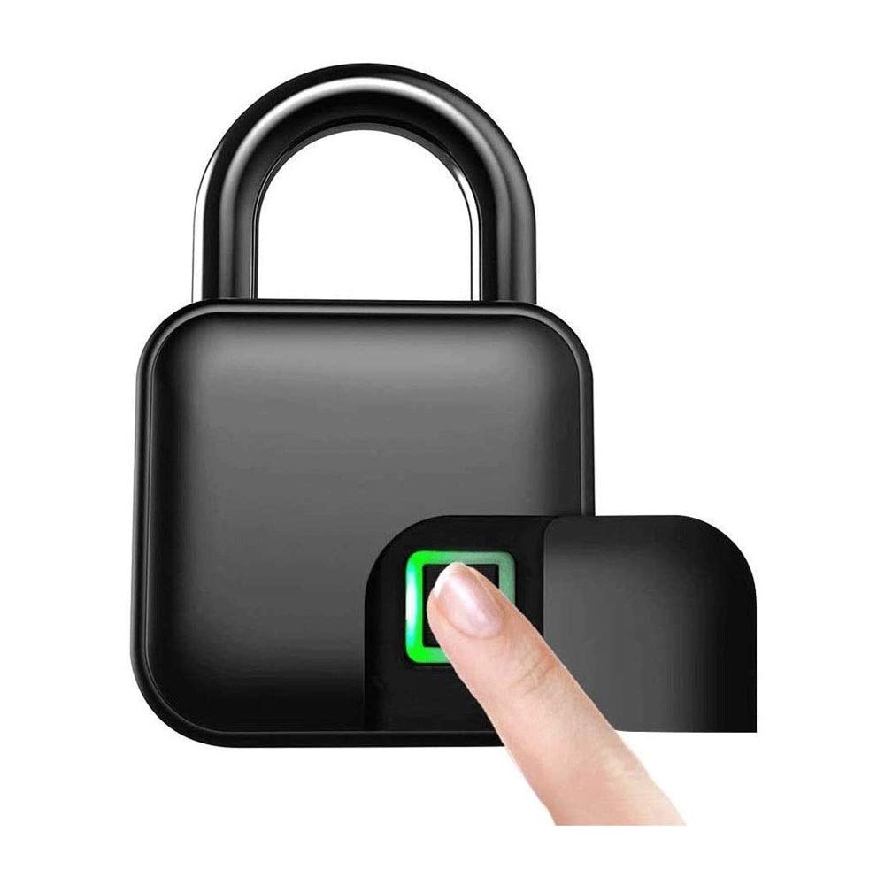 Smart Fingerprint Lock - Keyless Entry for Gym Lockers, Luggage, Travel, Home Doors, Suitcases, Backpacks, School, Bike & Office - Secure & Convenient Access for On-the-Go Lifestyle