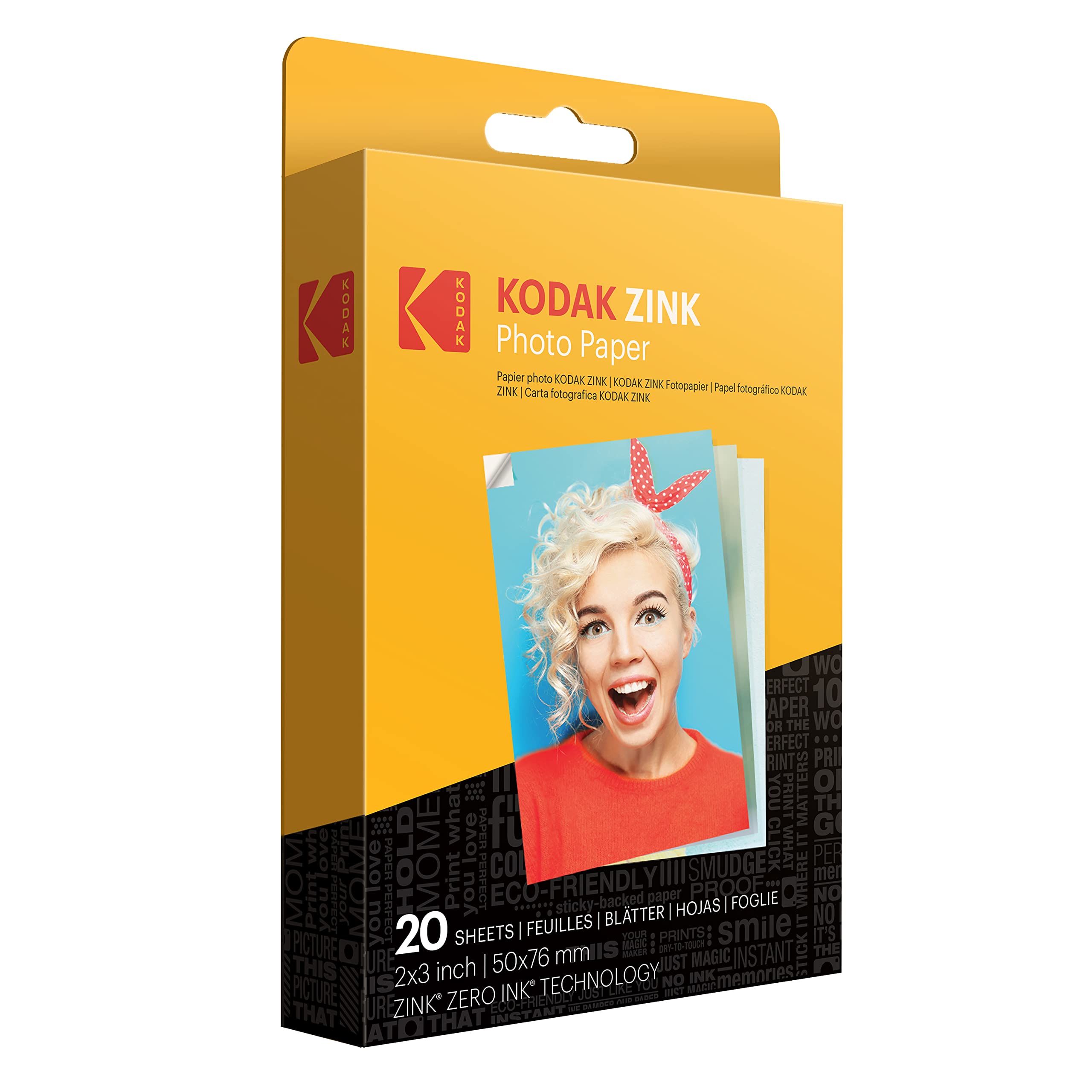 KODAK Step Wireless Mobile Photo Mini Color Printer (White) Go Bundle - Print Instantly from Phone, Perfect for Travel, Parties & Scrapbooking